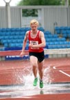 Tom Jervis (Warrington AC) 2000 metres steeplechase, Northern Championships, Sport City, Manchester